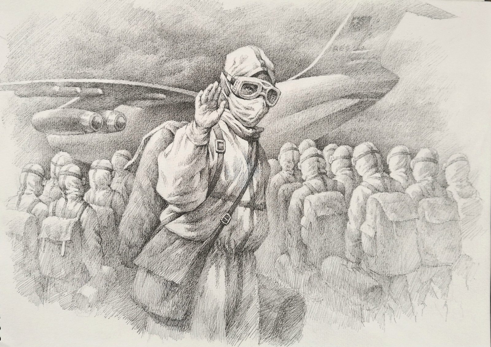 01，专业组，庞家俄，钢笔画《赴疫天使》_meitu_35.jpg