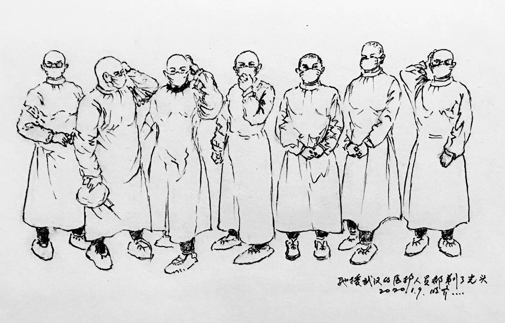 4，专业组，《天使的秀发》王明齐（成都市钢笔画艺委会副秘书长）.jpg