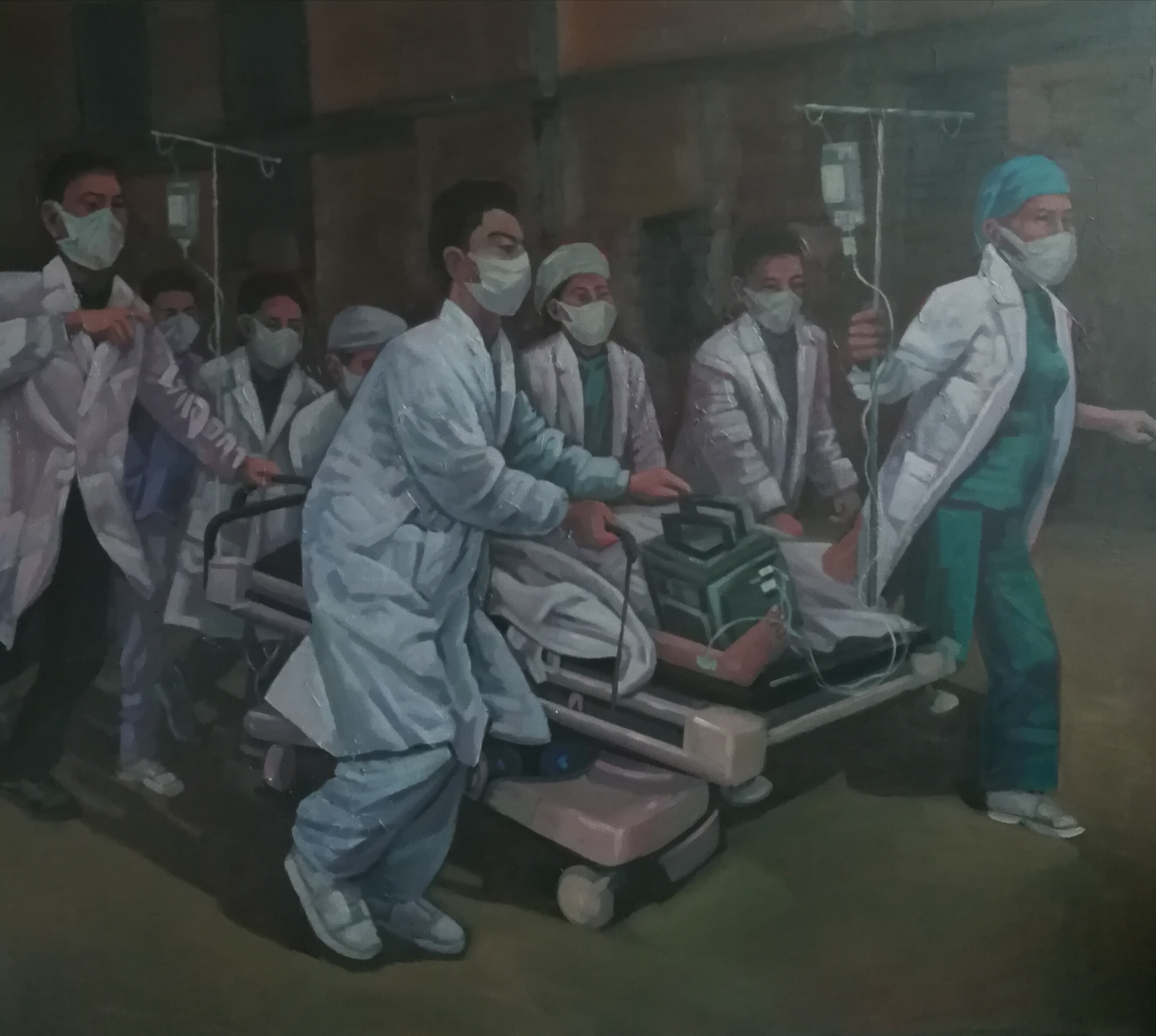 05，专业组，油画 《征程二》 毛长林.jpg