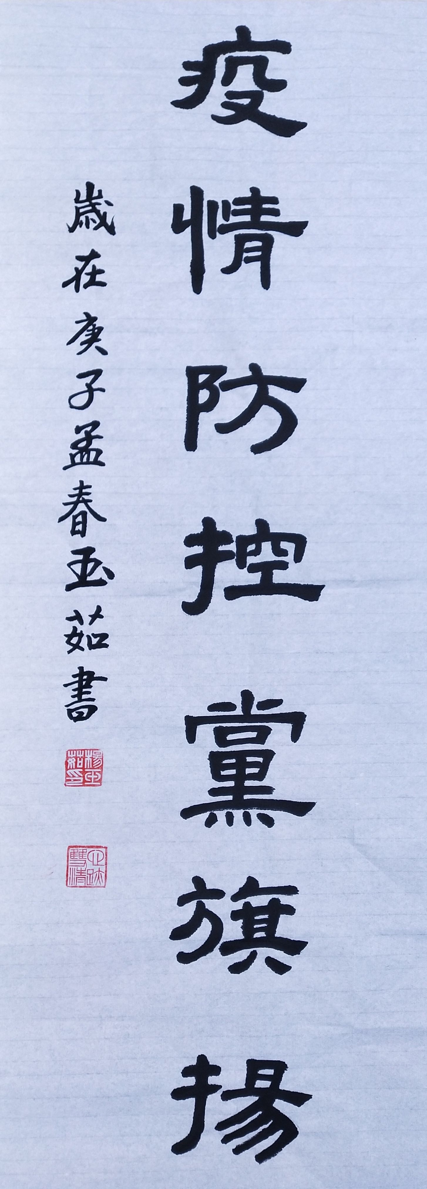 18，专业组，《疫情防控党旗飘》杨玉茹，女，现年62岁.jpg